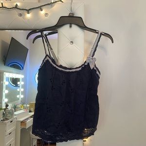 Abercrombie&Fitch Navy Blue Top